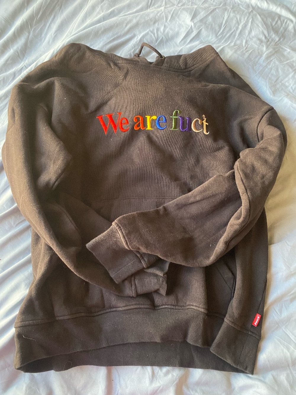 Fuct "We Are Fuct" Black Hoodie size L